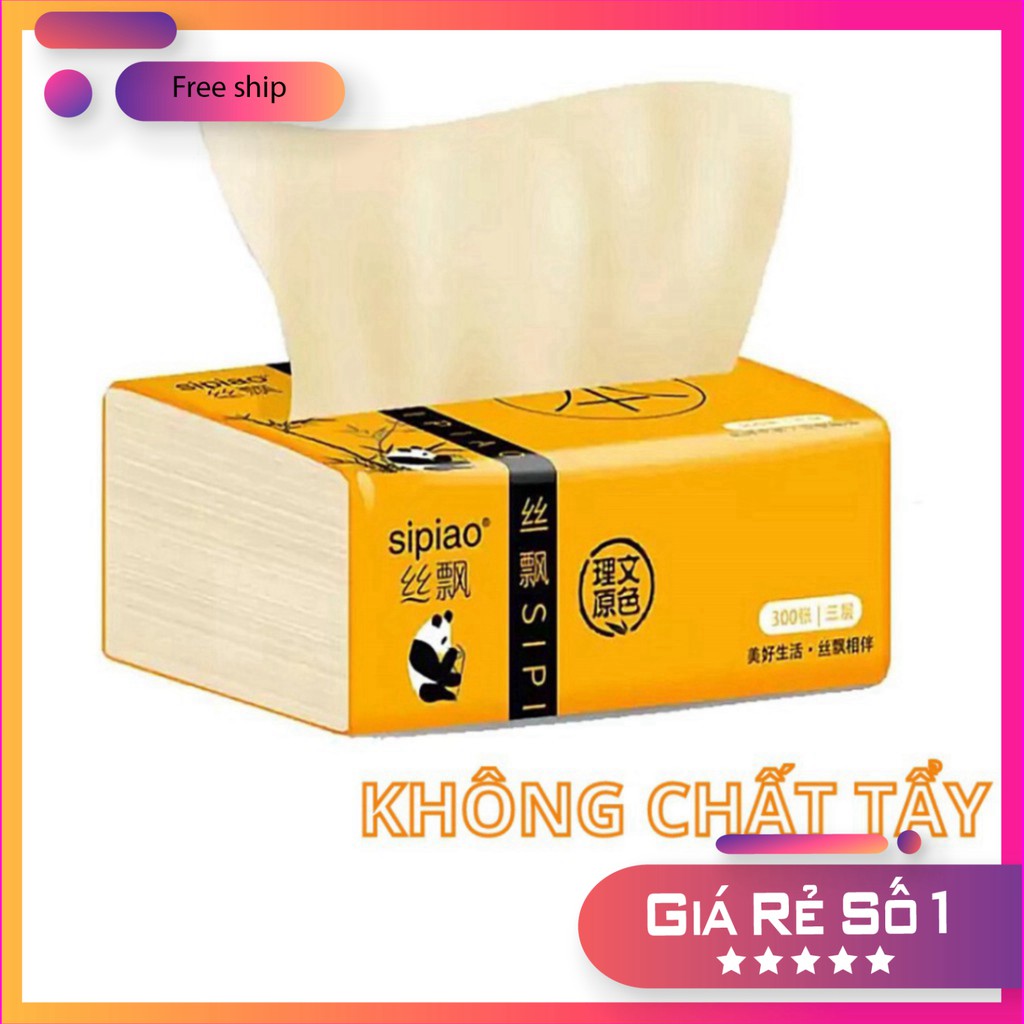 @ HOT CỰC HOT FREE SHIP Giấy Ăn Than Tre Gấu Trúc Hoạt Tính Siêu Dai SIPIAO Cao Cấp GIÁ TỐT CHỈ CÓ TẠI TIỆN ÍCH SHOP . .