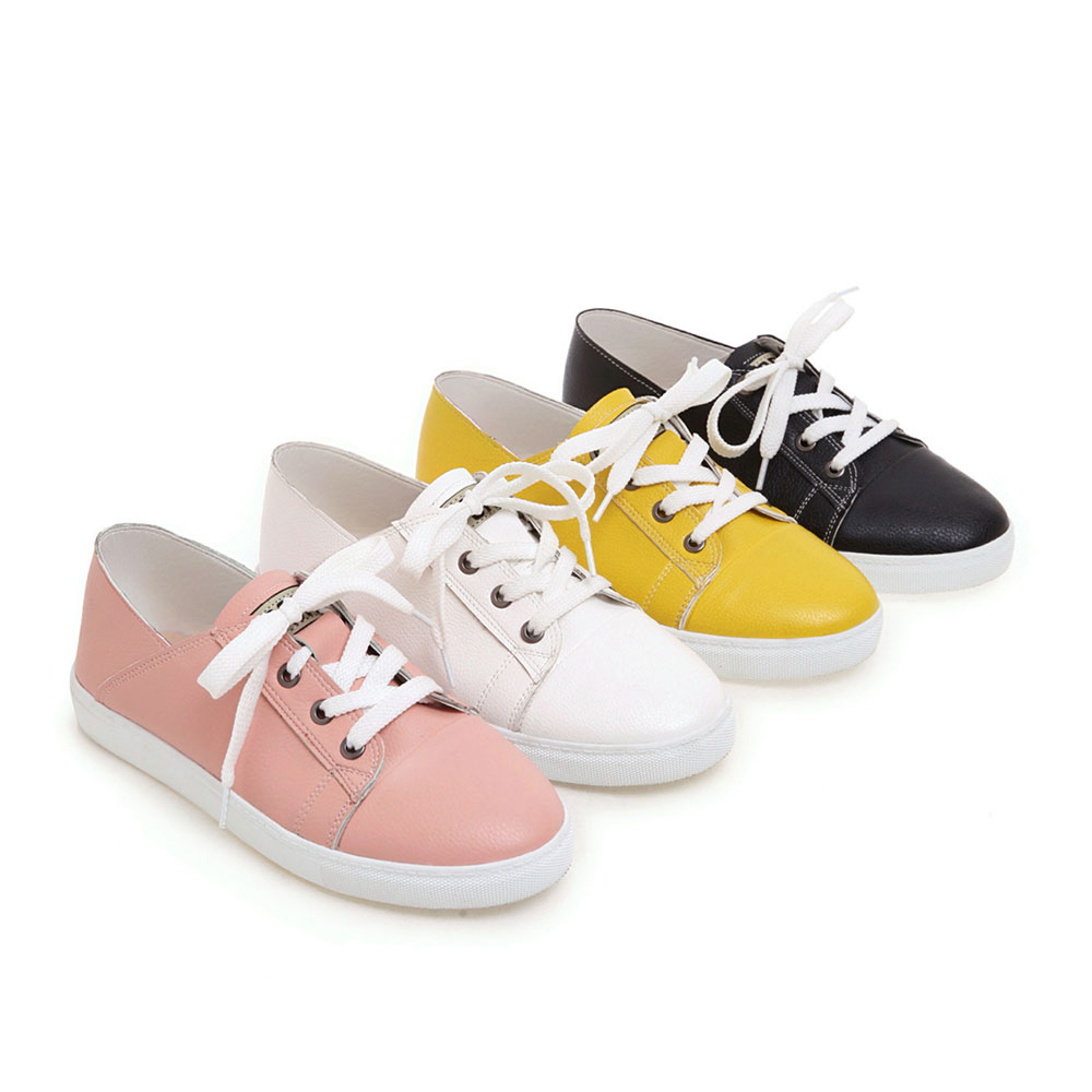IELGY Cortex Non-slip Outdoor Round head Women's Large size Comfortable Flat shoes Casual