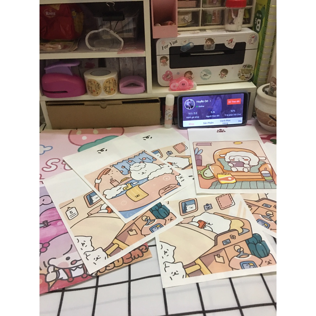 Túi Giấy Mini Đựng Quà Scrunchies Bánh Kẹo Dễ Thương Túi Kraft Gói Hàng Caro Cute Giá Rẻ Xinh