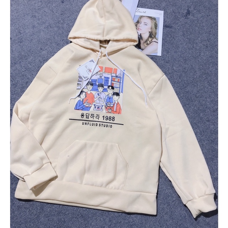 Áo Hoodie phong cách Ulzzang Hàn Quốc tay dài họa tiết in hình The 1988 cá tính CoolZ CZ1121 | WebRaoVat - webraovat.net.vn