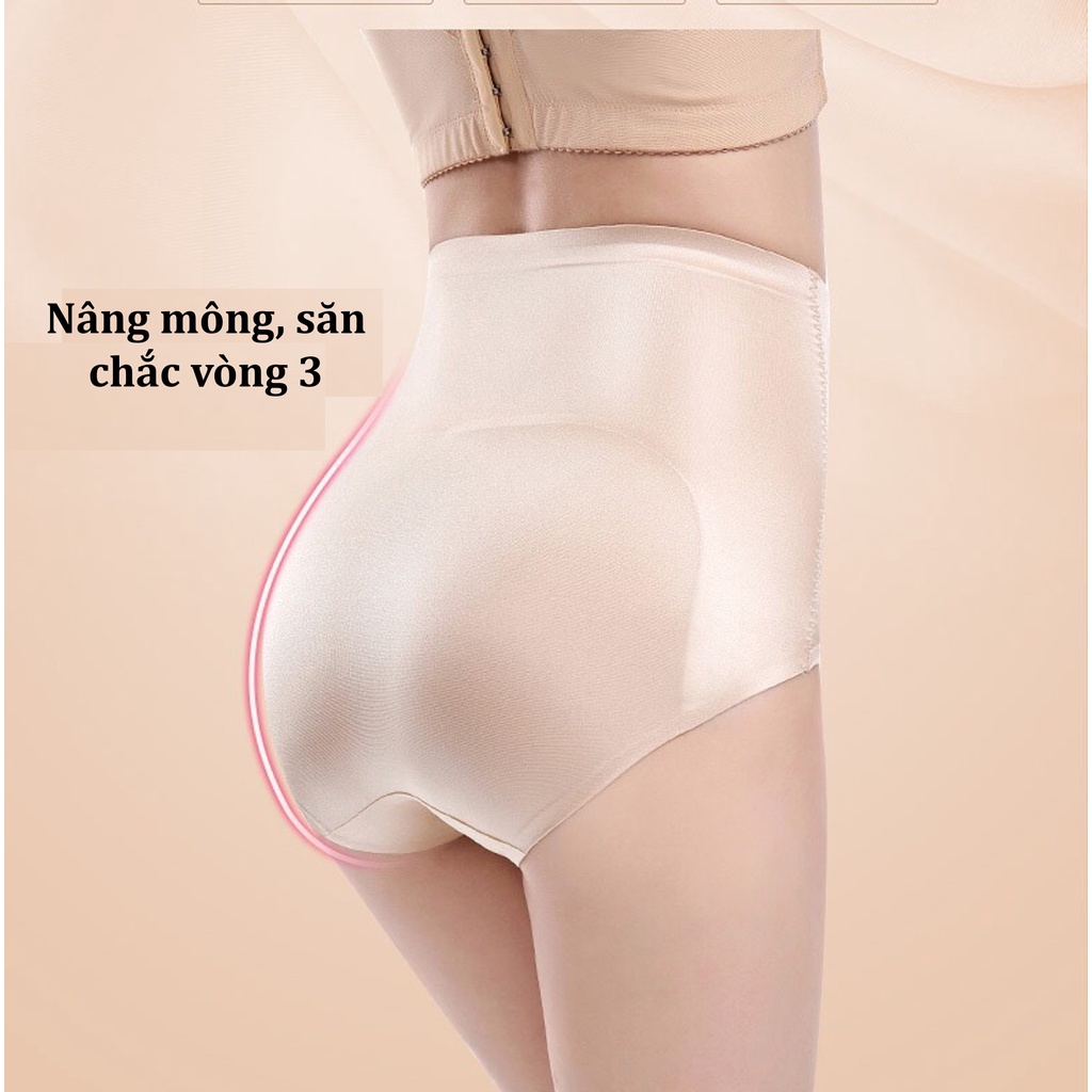 Quần Gen Bụng Chống Cuộn Định Hình Eo Vát Chéo Chống Hằn Siết Bụng YiOn Underwear QG04