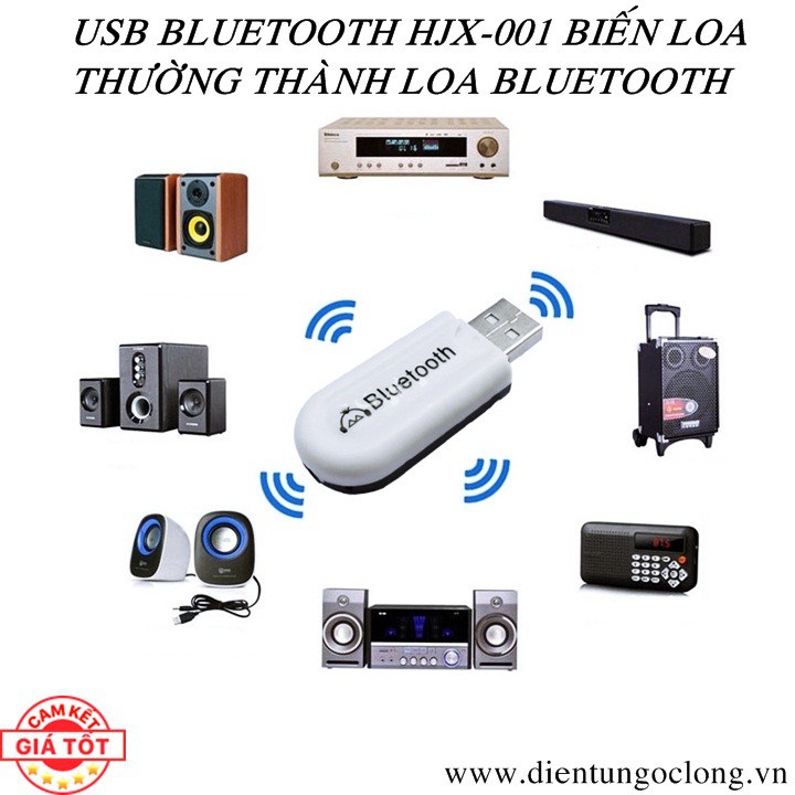 USB  biến loa thường thành loa BLUETOOTH  lọai 1 - Chuẩn Stereo