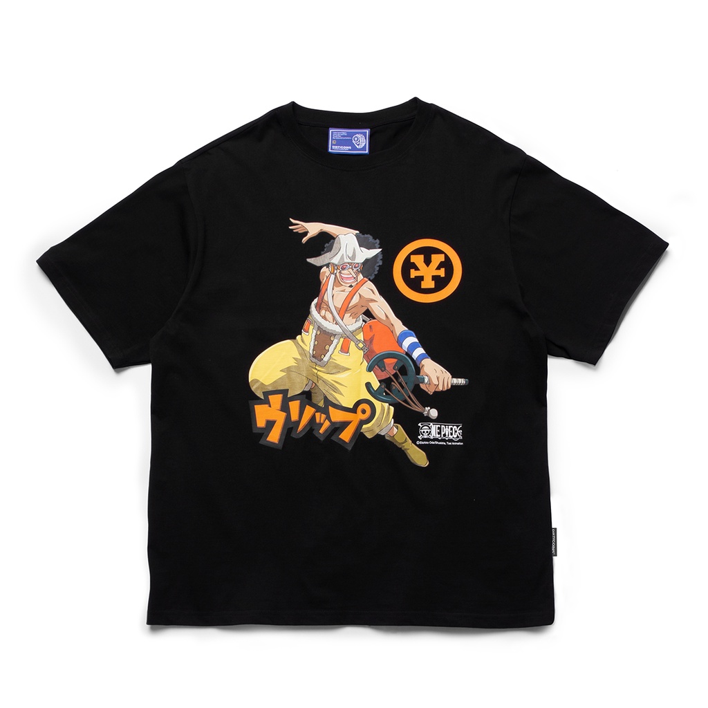 Áo thun DirtyCoins x One Piece Usopp T-shirt - Black