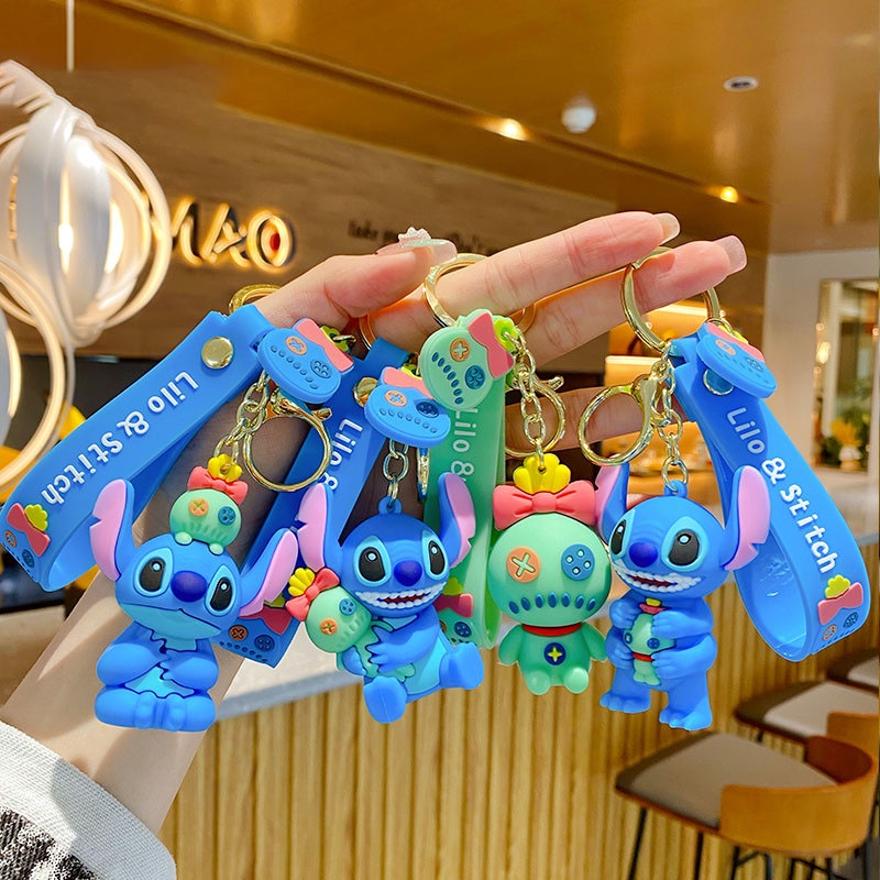 Móc Khóa Hình Nhân Vật Stitch Đáng Yêu