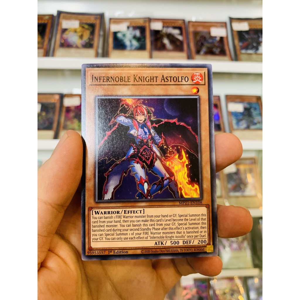 Thẻ Bài Lẻ YugiOh! Mã MP21-EN108 - Infernoble Knight Astolfo - Common - 1st Edition