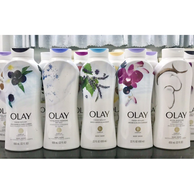 {Mẫu mới} Sữa Tắm Dưỡng Trắng Da Olay 650ml của Mỹ