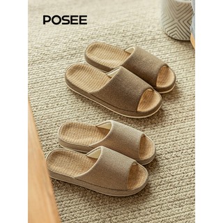 Dép Đi Trong Nhà POSEE PS0735 Chất Liệu Vải Cotton Và Lanh Tiện Dụng