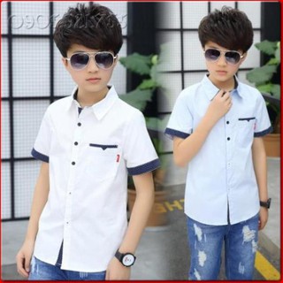[HOT] ST25⚡Size 110-160 (15-40kg)⚡Áo sơmi bé trai, ngắn tay⚡HÀNG QUẢNG CHÂU LOẠI 1
