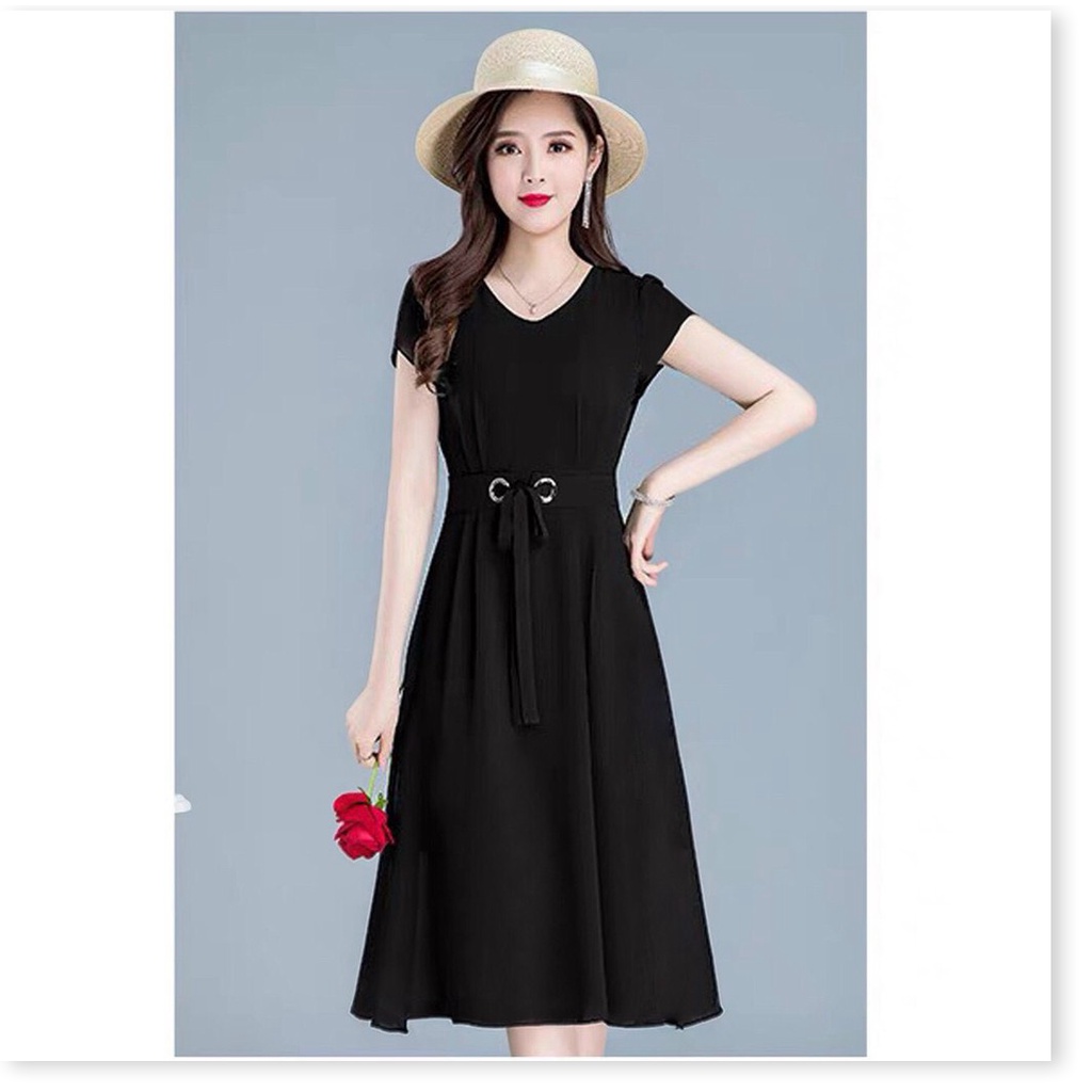 Đầm poly 2 da cực sang dành cho chị em KME FASHION