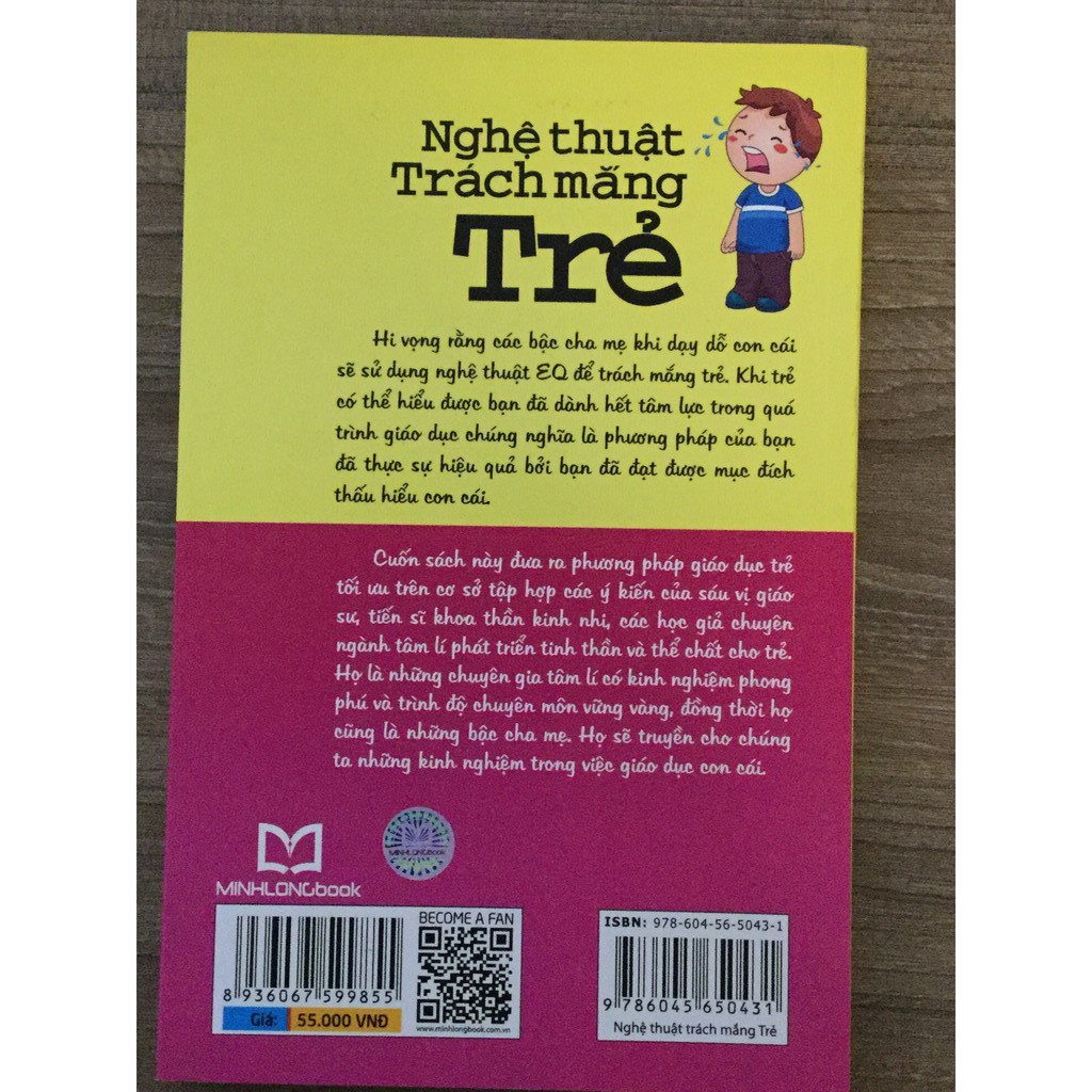 Sách - Nghệ Thuật Trách Mắng Trẻ - Trách Mắng Cũng Phải Có Phương Pháp