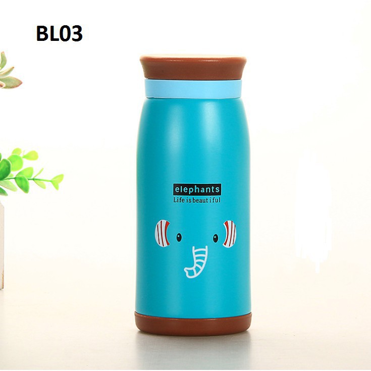  Bình giữ nhiệt hình thú 450ml mẫu đa dạng  C6 in 1