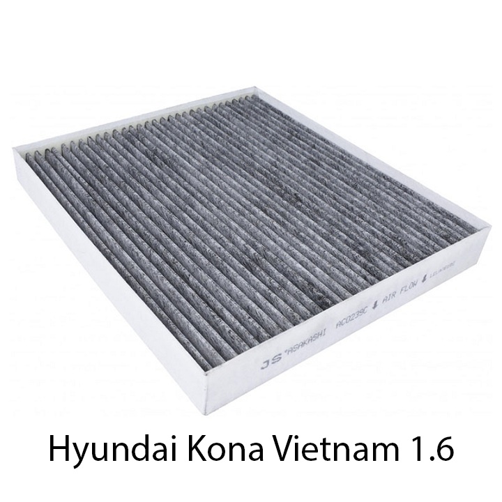 Lọc gió máy lạnh, lọc cabin Than hoạt tính xe Hyundai Kona Vietnam 1.6 2018, 2019, 2020, 2021 97133-1R000 hàng Nhật AC02