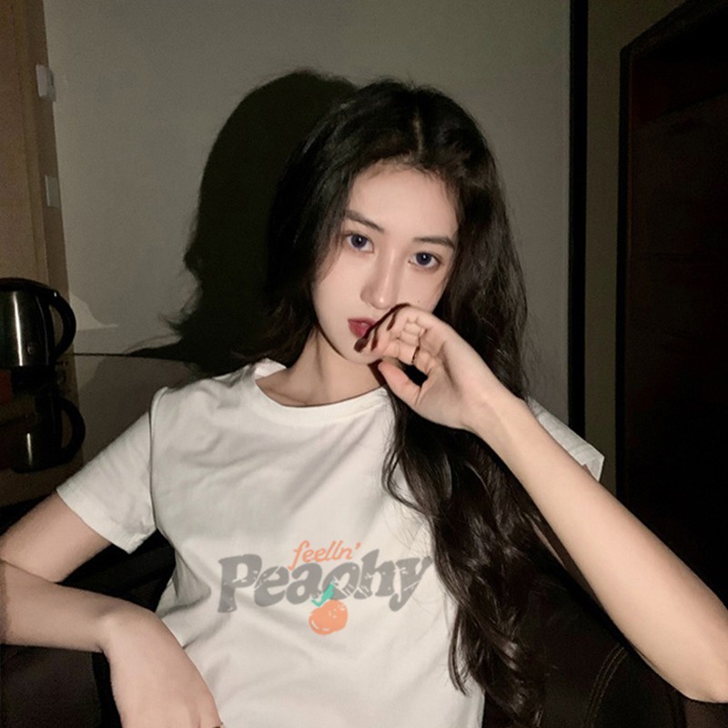 Áo Thun Lửng In Họa Tiết Dễ Phối Đồ