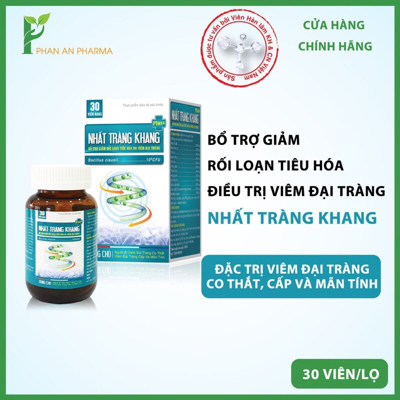 Nhất Tràng Khang - Hỗ trợ điều trị bệnh viêm đại tràng co thắt, viêm đại tràng cấp và mãn tính, giảm rối loạn tiêu hóa