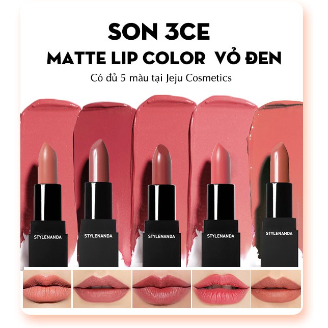 [chính hãng] Son lì 3CE Matte Lip Color | BigBuy360 - bigbuy360.vn