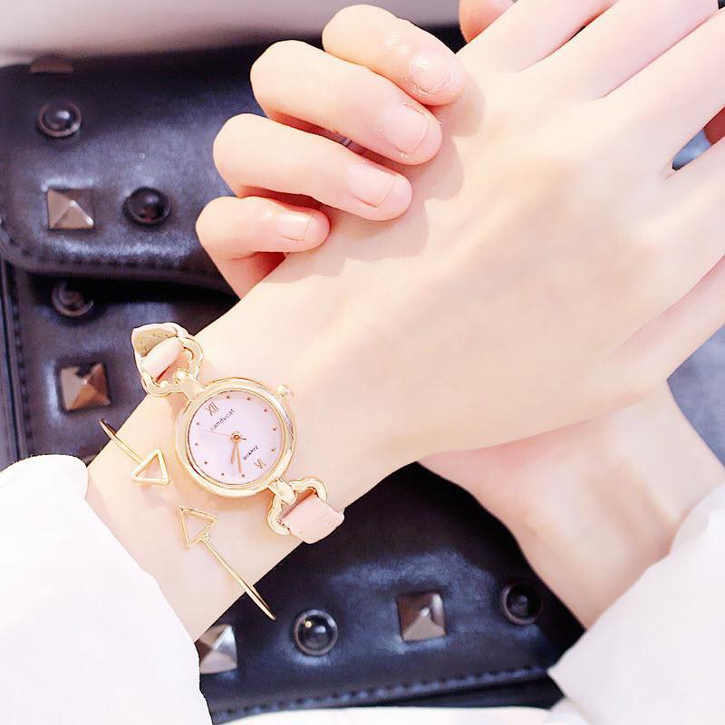 (Giá sỉ) Đồng hồ dây da thời trang nữ CanDyCat C889
