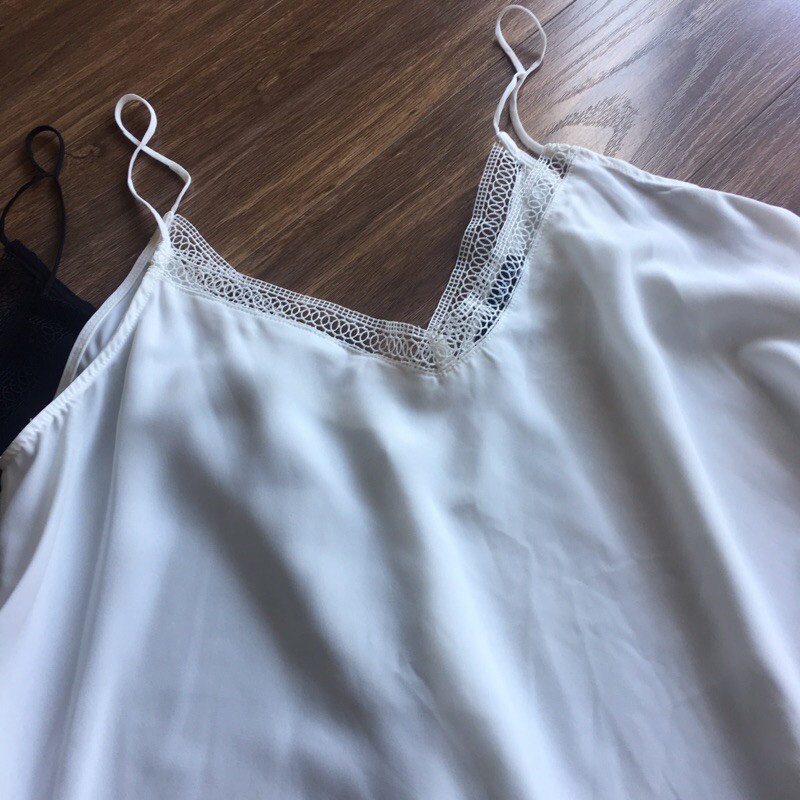 Áo 2 dây viền ren hàng xuất | BigBuy360 - bigbuy360.vn