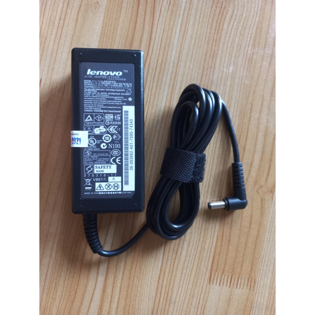 Sạc laptop Lenovo 19V 3.42A / 4.74A đầu nhỏ 5.5 x 2.5mm dây sạc máy tính Lenovo ship hỏa tốc tặng dây nguồn KITPRO