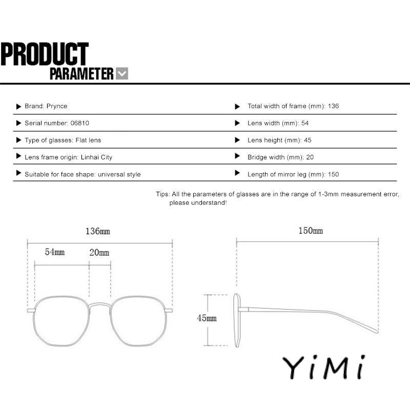 Mắt Kính Gọng Vuông Chống Ánh Sáng Xanh Và Chống Tia Bức Xạ Thời Trang Hàn Quốc Đơn Giản