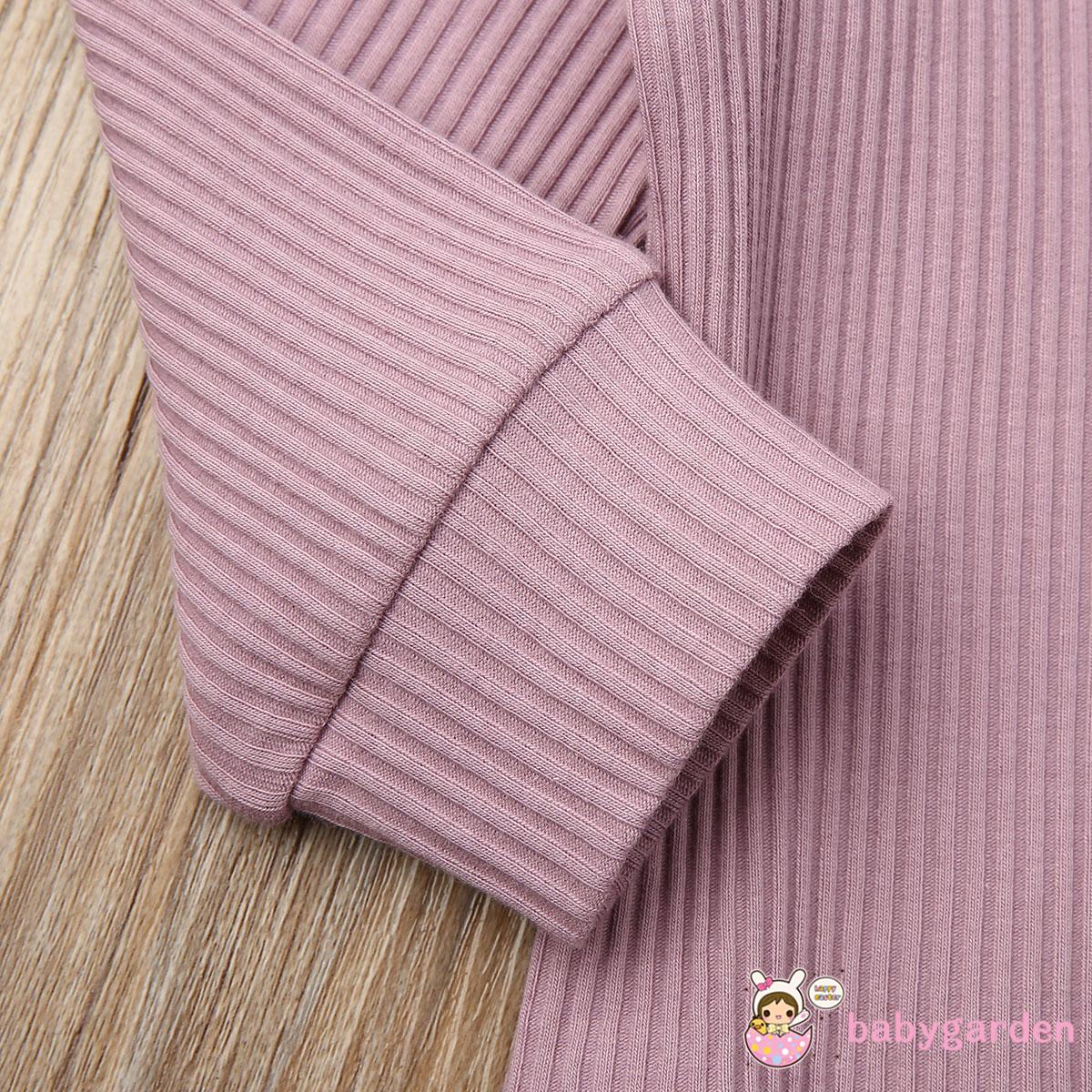 Áo Khoác Cardigan Màu Trơn Cho Bé Gái Từ 0-24 Tháng Tuổi