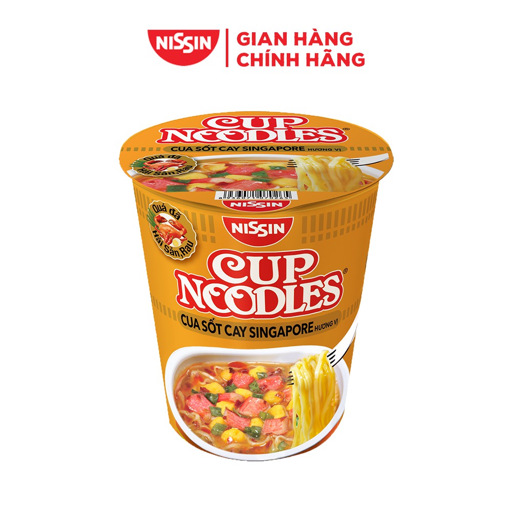 Thùng 24 Ly Mì Cup Noodles Hương Vị Cua Sốt Cay Singapore | BigBuy360 - bigbuy360.vn