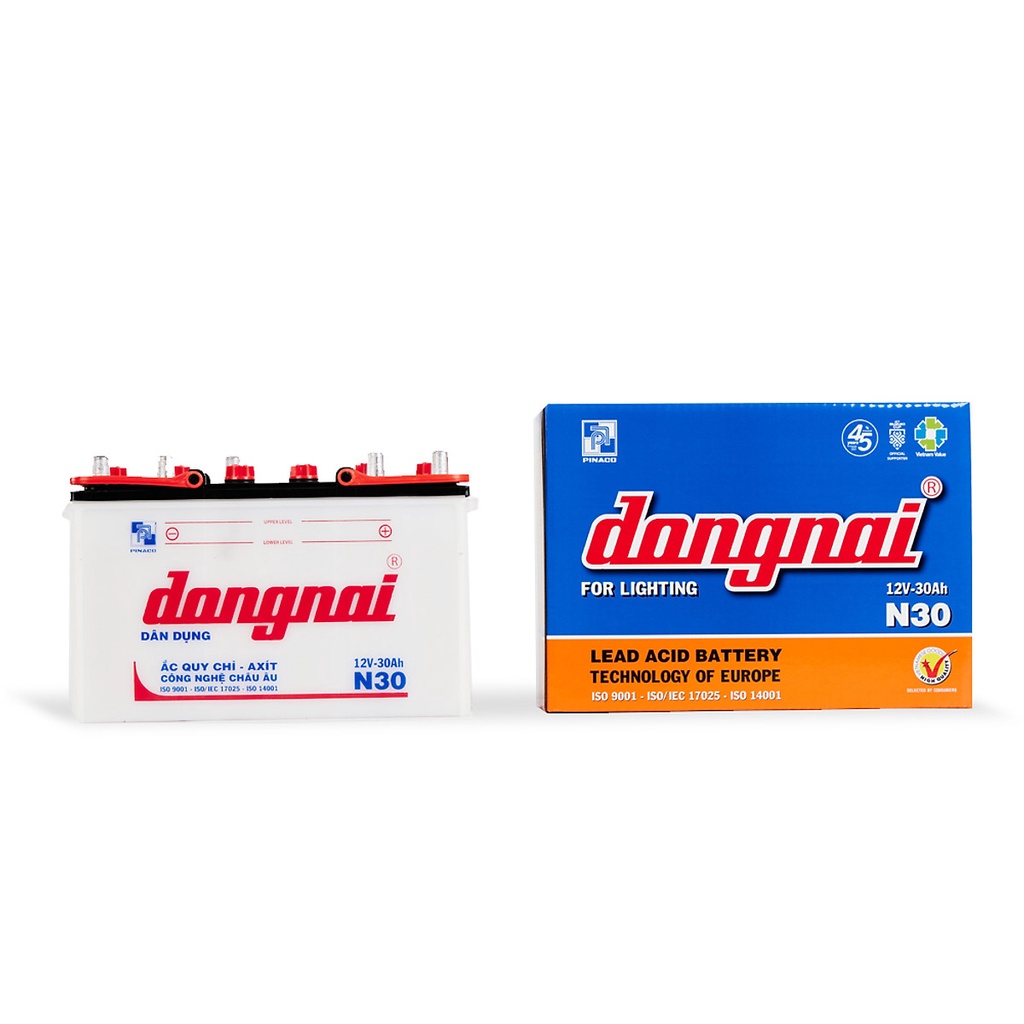 Ắc quy Đồng Nai N30 12V 30AH