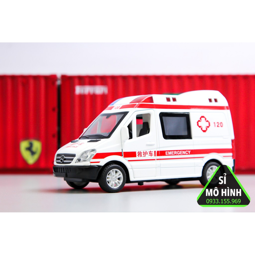 [ Sỉ Mô Hình ] Mô hình xe cứu thương xe cấp cứu Ambulance