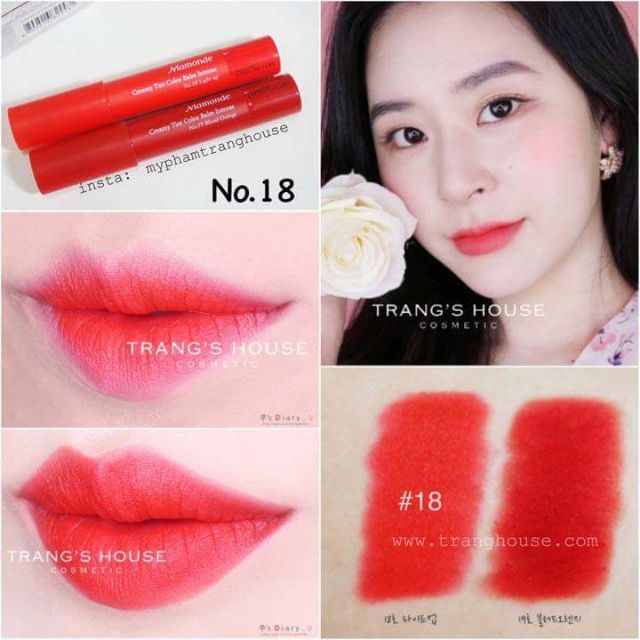 Son thỏi bút Mamonde Creamy Tint Color Balm Intense phiên bản 2017