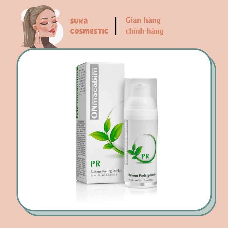 Kem Peel Ngò Tây Onmacabim PR Reform Peeling Parsley- Tẩy da chết, tái tạo da, làm sáng và dưỡng căng bóng