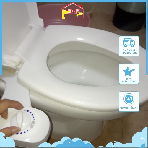 Thiết bị vệ sinh thông minh Bidet công nghệ Hàn Quốc, vòi rửa vệ sinh thông minh Bidet - bảo hành 24 tháng