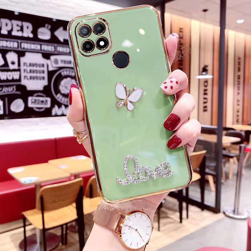 Ốp Điện Thoại Mạ Điện Cho OPPO A5 A3S A12E A15 A15S A7 A5S A12 A59 A79 F5 A31 2020 A83 A92 A52 A9 2020 A5 2020 A55 4G