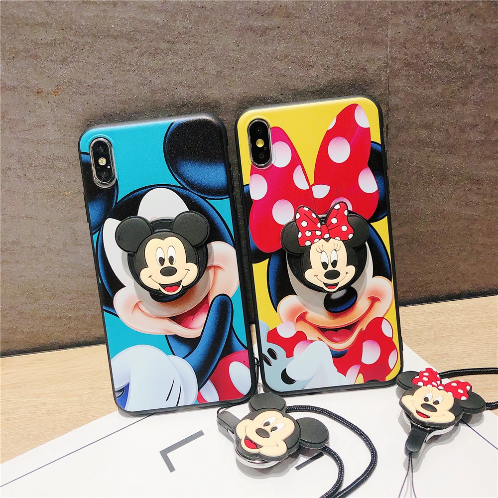 Ốp Lưng In Hình Chuột Mickey / Minnie Xinh Xắn Cho Vivo Y51 Y55 / Y55S Y66 / Y67 Y71 Y75 / V7 Y79Plus V15 / S1 V15 Pro