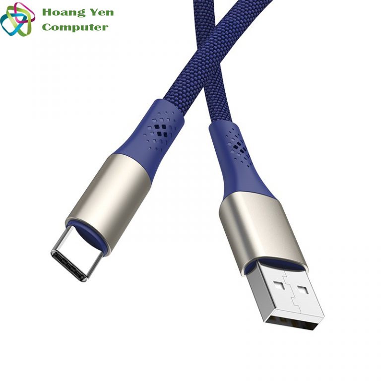 Cáp Sạc TYPE C Borofone BU7 Dài 1.2M Dây Dù Cho Android - BH 12 Tháng 1 đổi 1 (MÀU SẮC NGẪU NHIÊN) - Hoàng Yến Computer