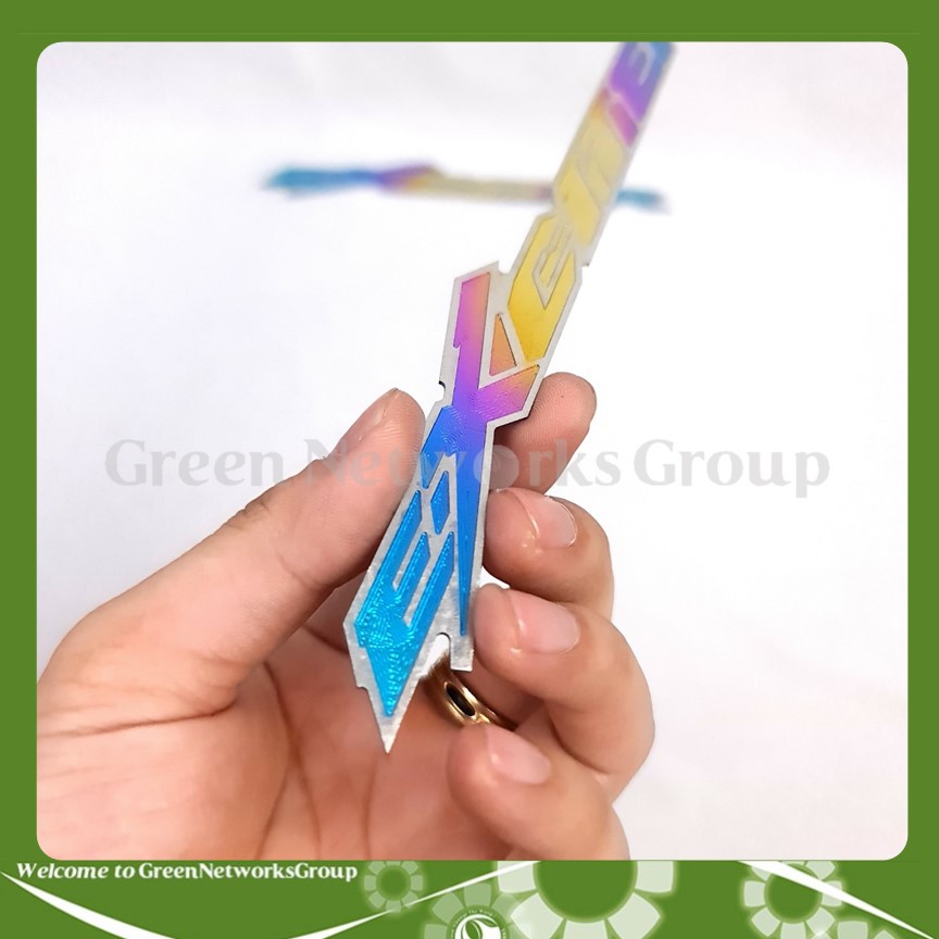 Tem titan chữ Exciter 1 bộ 2 tem trang trí xe Greennetworks