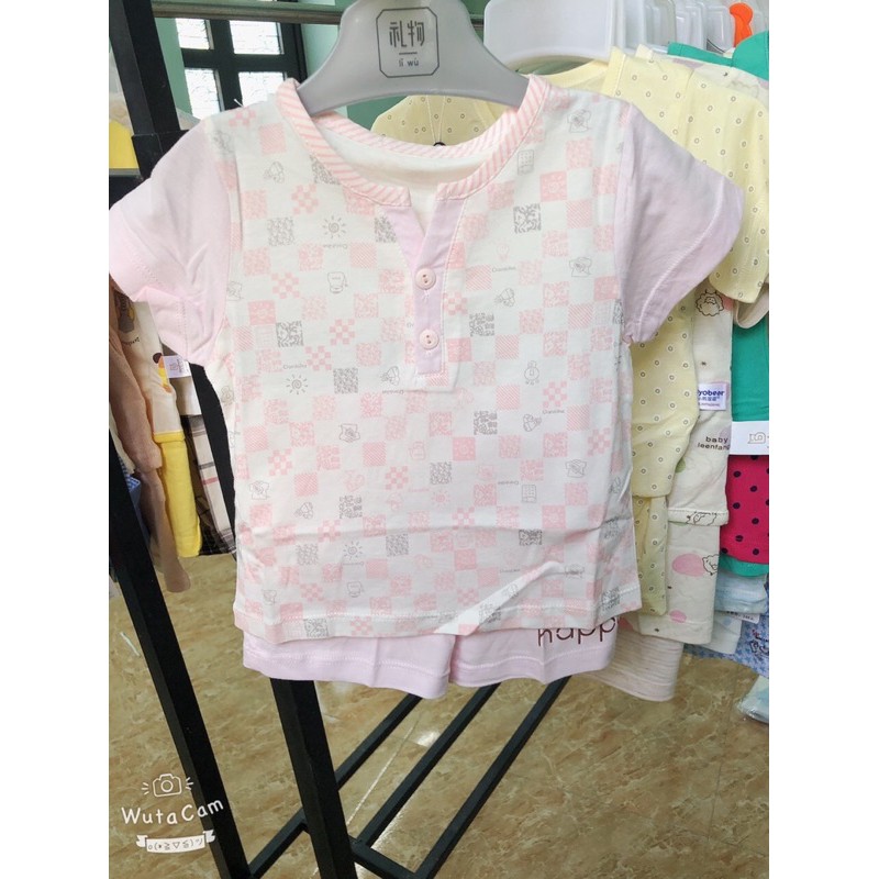 Bộ cộc tay xuất Nhật sơ sinh 3-13kg