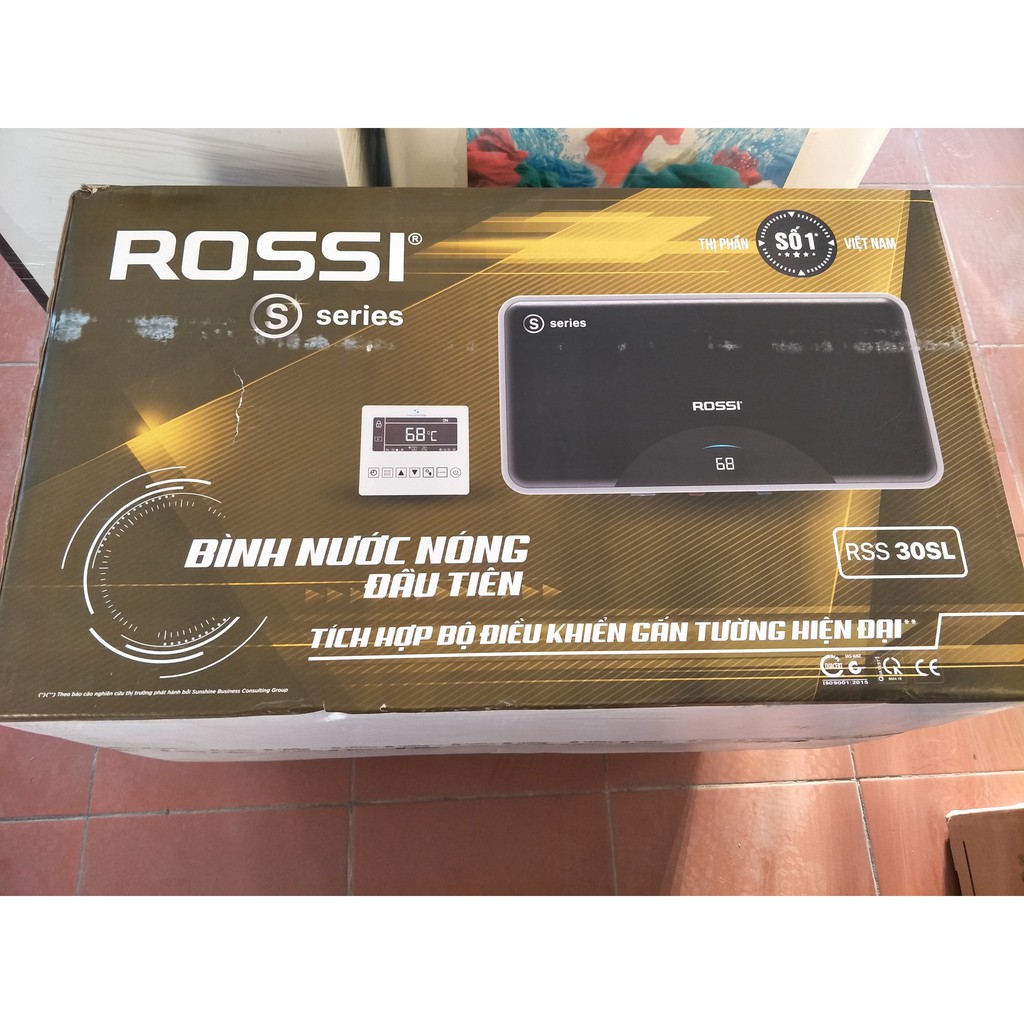 Bình nóng lạnh gián tiếp Rossi S-Series 15 LÍT NGANG, chính hãng, bảo hành 10 năm toàn quốc, tân á đại thành online