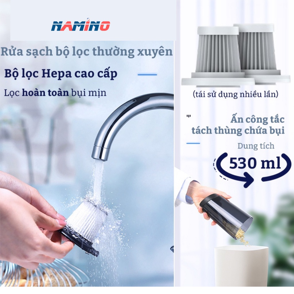 Máy hút bụi cầm tay không dây ,máy hút bụi nệm , máy hút bụi sàn nhà , ô tô Vacuum Cleaner 18000PA DDRADON 2023
