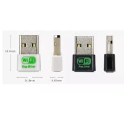 USB wifi, Không cần Driver. cứ cắm vào máy là chạy. Bộ thu USB WIFI 802.11b/g/n TS 2,4G