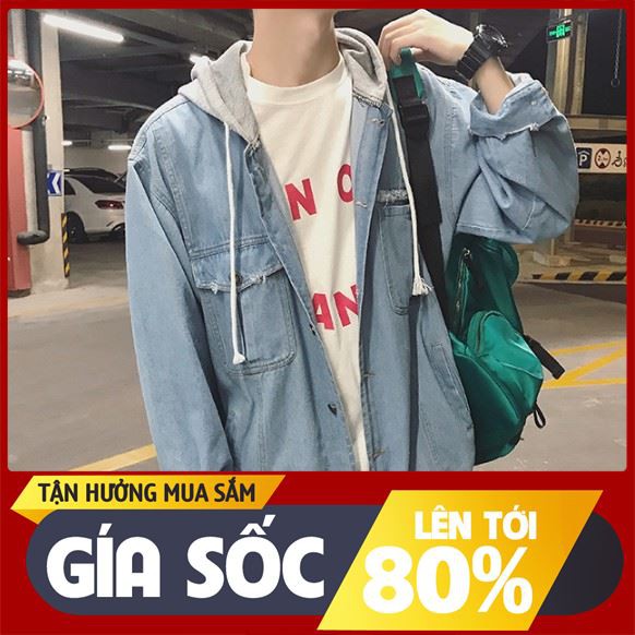 [ Big Sale ] áo khoác jean nam,khoác jean Unisex cao cấp KJC15 thời trang trẻ em