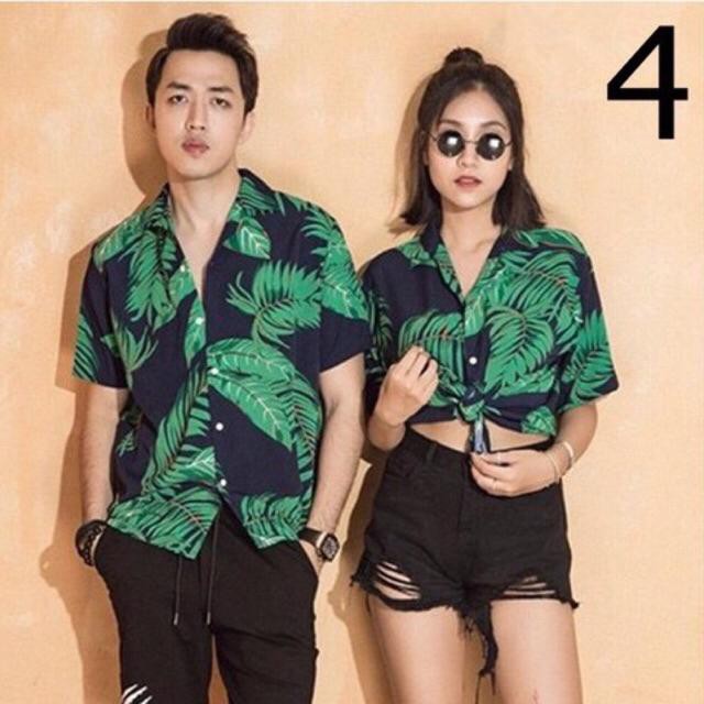 [Mã FAMARAL1 giảm 10K đơn 50K] ÁO SƠ MI HOA QUẢ MẶC ĐI BIỂN, ÁO HOẠ TIẾT NAM NỮ ĐI BIỂN CHẤT ĐŨI MÁT ĐẸP
