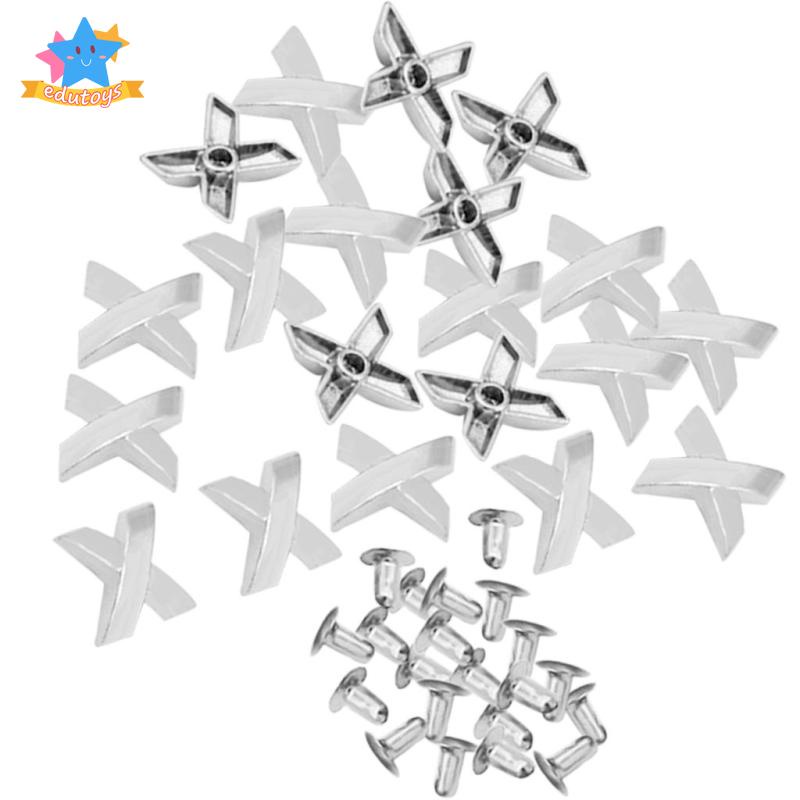 Set 20 Đinh Tán Hình Chữ X Dùng Để Trang Trí Quần Áo