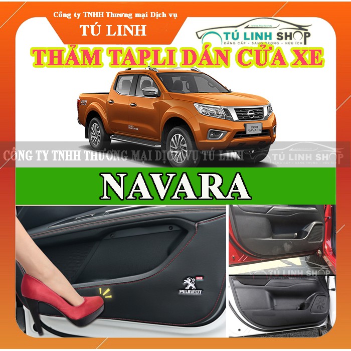 Bộ 4 Thảm Tapli dán cánh cửa chống trầy xước xe NAVARA