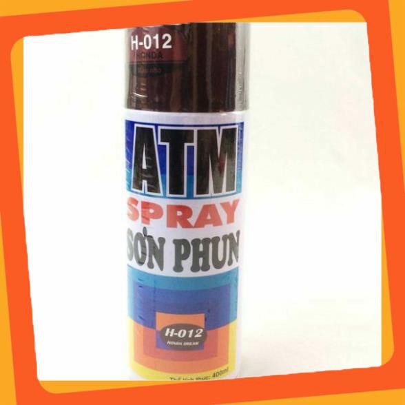 sơn xịt màu nho - nâu tím xe dream H012