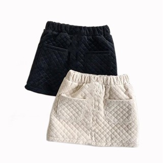 Chân Váy Nhung Túi Hộp Cho Bé Gái 4-7 Tuổi Tanosa_kids