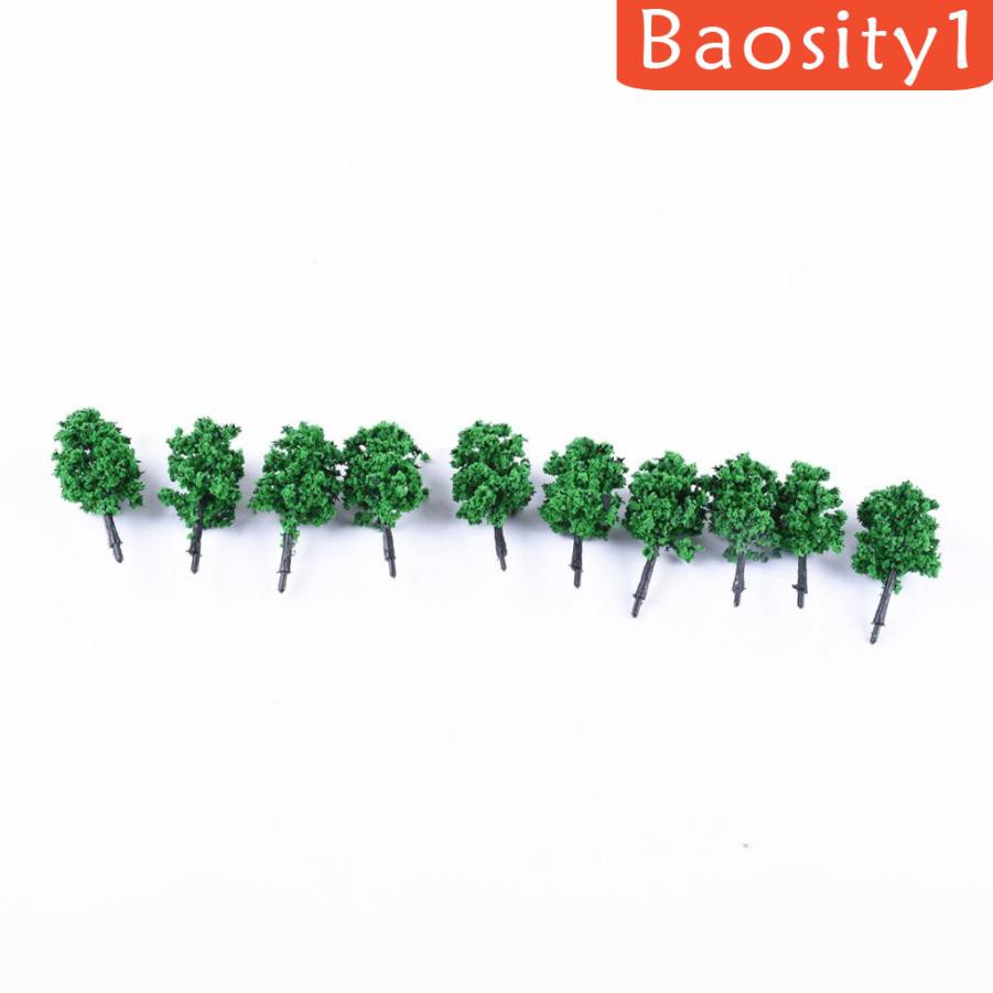 [Baosity1] Set 10 Mô Hình Cây Tàu Lửa Đường Ray Phong Cảnh 5cm