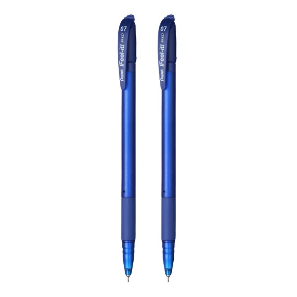 Bút Bi Có Nắp Đậy Nhật Bản Pentel BX427 | Trơn Mượt Không Đọng Mực | Ngòi 0.7mm (Xanh, Đỏ, Đen)