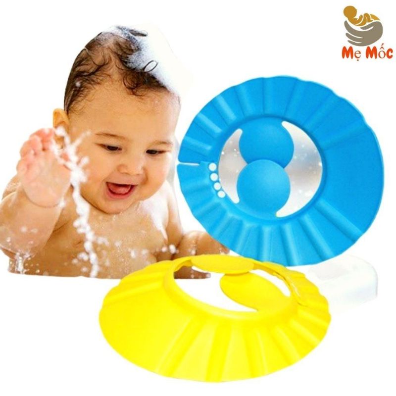 Mũ Gội Đầu Chắn Nước Bảo Vệ Tai Có Thể Điểu Chỉnh Kích Cỡ Cho Bé Yêu - Shop Bố Mốc