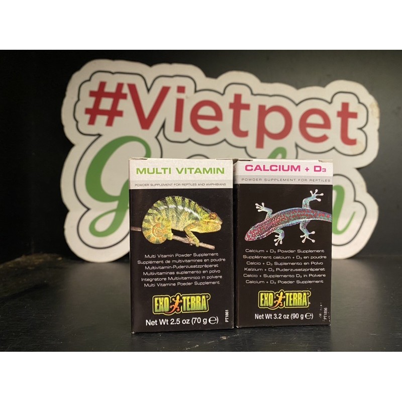 Canxi calcium cho bò sát động vật exoterra | Vietpetgarden