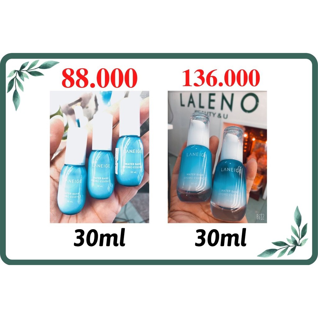 [ SỈ ] Tinh chất dưỡng ẩm Laneige Water Bank Hydro Essence 10ml và 30ml