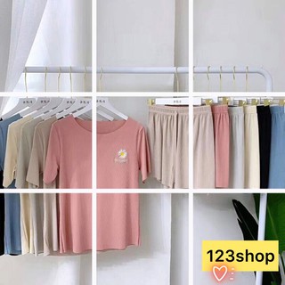 bộ quần áo ngủ thun - hàng order -123shop